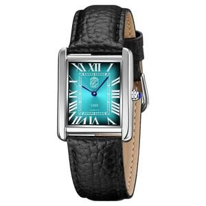 Pierre Lucerne Aqua Sunurst Dial 1888 Swiss‎ Mens Tank Watch